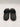 Alexander McQueen Women's black rubber logo embossed slides Size 37 Alexander Mcqueen