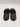 Alexander McQueen Women's black rubber logo embossed slides Size 37 Alexander Mcqueen
