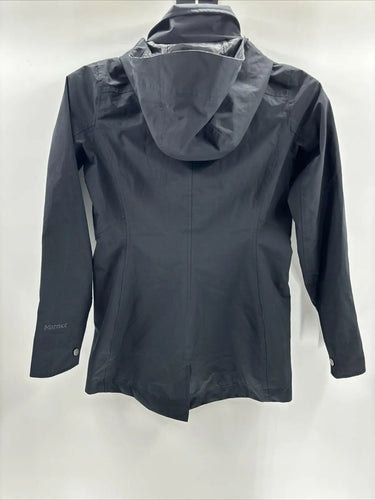 NWT Marmot Womens Lea Waterproof Rain Jacket Black Size XS Marmot