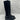 Cole Haan Adler tall riding boots in black leather /suede Size 8B Cole Haan