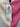 Rip Curl Bikini Bottom Color Block Pink Cream Ribbed Cheeky XL RIP CURL