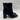 Kelly & Katie FENI Black Synthetic Square Toe Side Zip Ankle Boots, Size 8W Kelly & Katie