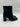 Kelly & Katie FENI Black Synthetic Square Toe Side Zip Ankle Boots, Size 8W Kelly & Katie