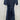 NWT Alex Evenings Navy 3D Floral Rosette Wrap Belted Evening Gown Size 8 Alex Evenings