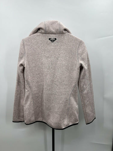 Roxy Light Pink Heather Hooded Lightweight Jacket Size XS