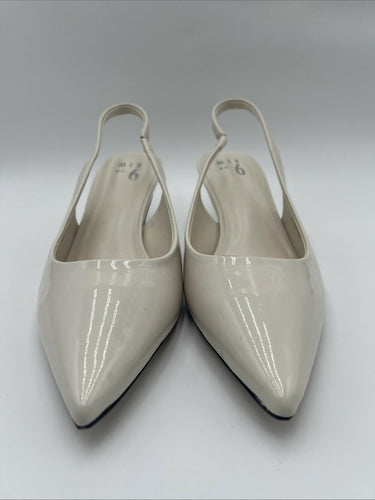 Mix No.6 Calliee Pump Heels Women's Crystal Patent Slingback Size 9.5M Mix No. 6