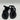 Christian Dior "Dior Up" flat thong sandals Black Leather / Suede Size 37 Dior