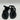 Christian Dior "Dior Up" flat thong sandals Black Leather / Suede Size 37 Dior
