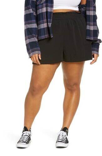 BP. Smocked Waist Shorts in Black Size 1X BP.