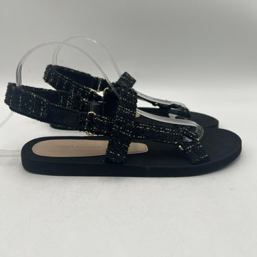 Women’s Stuart Weitzman Vail Sport Black/ Gold Sandal Size 7.5B Stuart Weitzman