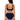 Skinny Dippers Women's Swimwear Jelly Beans Good Vibes Removable Soft Cup M Skinny Dippers by Miraclesuit