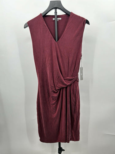 Tart Collections Womans dress Maroon Sleeveless V-neck Twist Front Size L Tart Collections