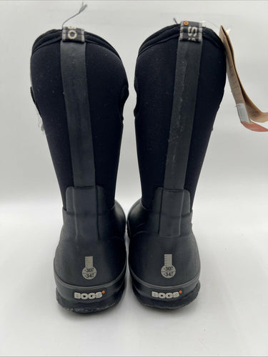 Bogs Youth Boy's Classic Solid Winter Boot in Black, Size 4 M Bogs