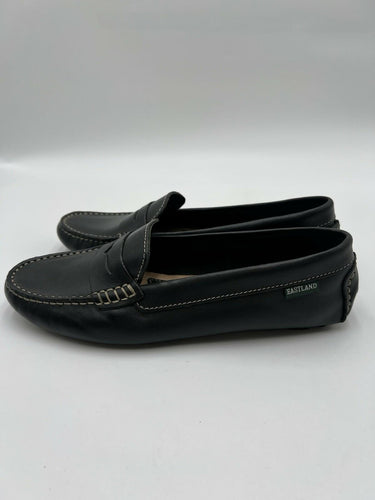 Eastland Patricia Black Leather Penny Loafers Size 11