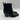 Mix No. 6 EVYLIN Black Embossed Synthetic Square Toe Side Zip Ankle Boots, 8 Mix No. 6