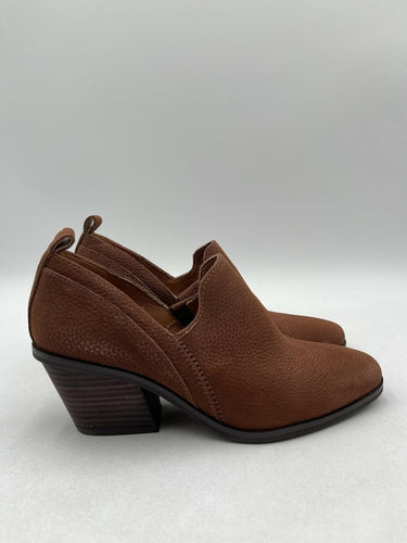 Women’s Lucky Brand Vennia, Brown Leather Ankle Booties, Size 7.5M Lucky Brand