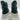 Alexander McQueen Puffer Tread Slick ankle boot green with a white sole Size 38 Alexander McQueen