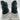 Alexander McQueen Puffer Tread Slick ankle boot green with a white sole Size 38 Alexander McQueen