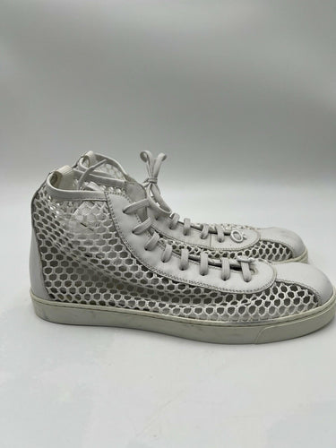 Gianvito Rossi Helena mesh and leather high-top sneakers Size 41 GIANVITO ROSSI