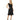 Sam Edelman Women's Sleeveless Pleat Neckline Dress, Black, 12 Sam Edelman