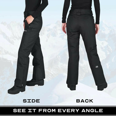 Arctix Women's Insulated Snow Pants, Black, XL ARCTIX