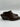 Women’s Fendi Vitello Abrasivato FF Cut Mules in a brown leather Size 37