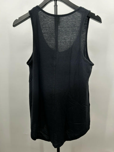 Alternative Apparel Woman’s Black Tank Top Size M Lightweight Semi Sheer Alternative