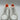 Valentino Garavani Backnet white leather perforated VLogo sneakers Size 42.5 Valentino