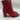 Sugar Element Red Lizard Patchwork Block Heel Ankle Boots Womens 8 Sugar