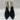 Women's INC Indigof Embellished Cowboy Black ANkle Western Boots Heels Size 9M INC International Concepts