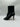 Women’s GIANVITO ROSSI 85mm Napa Peep-Toe Side Zip Booties Black Leather Size 38 GIANVITO ROSSI