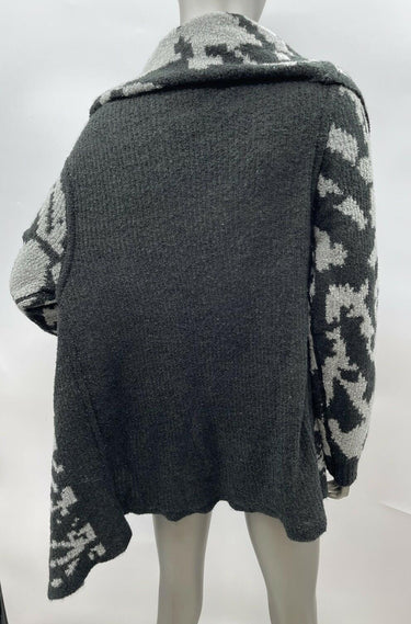 Prana Alberta reversible open-front waterfall cardigan sweater Multicolor Size L