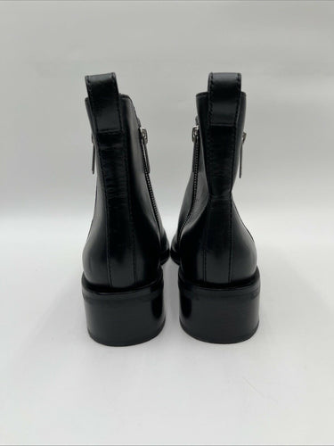 3.1 PHILLIP LIM Women’s Alexa Black Leather Ankle Boots Size 35