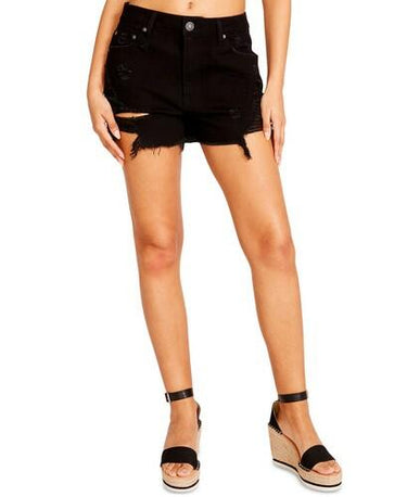 Madden Girl Juniors' Ripped Jean Shorts Size 27 Madden Girl