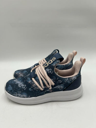 Adidas Cloudfoam Blue Pink Tie Dye Running Shoes Slip On Womens Size 3