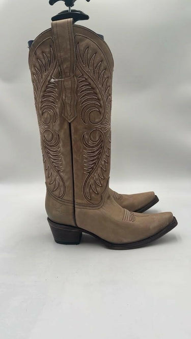 CIRCLE G WOMEN'S TALL WESTERN BOOTS - SNIP TOE SIZE 8.5M Circle G