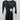 Unique Vintage Dress Womens Black Fit & Flare 3/4 Sleeve Wrap Tie Waist NWT S Unique Vintage