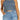 BP. Print Smocked Crop Tank, Black- Blue Maisey Ditsy SIZE 1X BP.