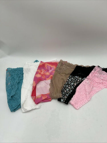 Lot Of 6 Victoria's Secret & Pink Thongs & Panties Mix Colors Size M Victoria's Secret