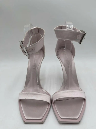 Alexander McQueen 110mm satin-finish sandals light pink Heels Size 39.5 Alexander McQueen