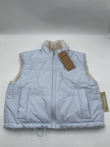 NWT Women’s Thread & Supply Full Zip Reversible, Vest Color Blue Size S Thread & Supply
