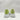 Alexander McQueen Oversized Sneakers in white leather with a lime green Size 45 Alexander McQueen