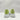 Alexander McQueen Oversized Sneakers in white leather with a lime green Size 45 Alexander McQueen