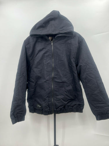 Brooklyn Cloth Jacket Mens Black Canvas Hooded Workwear Work Bomber Warm L Brooklyn Cloth