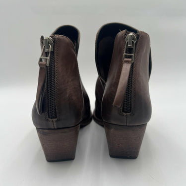 Women’s Golo Tucson Ankle Back Zip Boot Brown Leather Size 7 M
