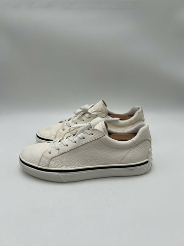 Tod's Men's Casetta Low Top Sneakers White textured leather Size 9 UK