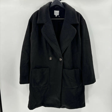 NWOT Cyrus Women’s Pea Coat Black Size XL Cyrus