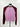 Heartloom Charlie Woman’s baseball sweater Twist Front Maroon Sleeves Size S Twist