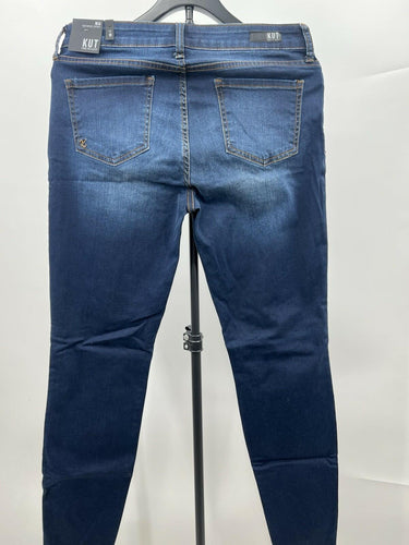 KUT From The Kloth Mia Toothpick Skinny Jeans Dark Wash Stretch Denim NWT 10 KUT from the Kloth