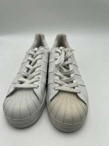 Adidas Superstar White Leather Shell Toe Sneakers FV3285 Size 7.5